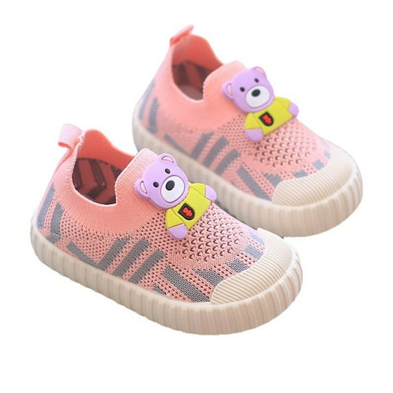 Zecgelong Toddler Boys Girls Sneaker Slip On Shoes Kids Lightweight Breathable Walking Shoes