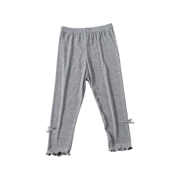 Zecgelong Toddler Girls Seven Pants Bottoming Pants Summer Thin Model Children's Pants Summer Softy Pants Toddler Girls Stretchy Jeans For School Size 4-5 Years