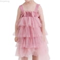 thumbnail image 1 of Zecgelong Toddler Girls Sleeveless Holiday Party Bowknot Dress Dance Party Dresses Girls Dress For Kids Size 2-3 Years Pink, 1 of 5
