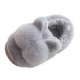 thumbnail image 1 of Zecgelong Toddler Kids Baby Warm Shoes Boys Girls Soft Soled Slippers Winter Warm Slippers for Girls Size 4-5 Years, 1 of 5