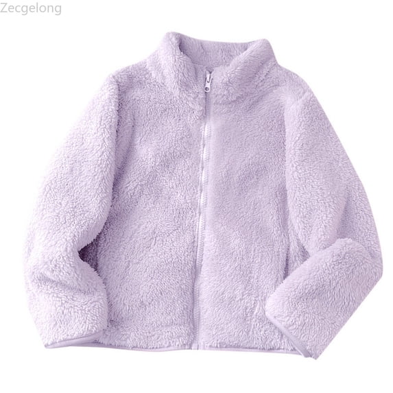 Zecgelong Women's Two Tone Fleece Hooded Coat Mid Length Warm Winter Jacket