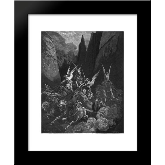 Zechariah 20x24 Framed Art Print by Gustave Dore