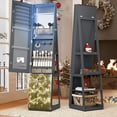 thumbnail image 1 of Onbeam Modern 360° Swivel Jewelry Armoires in Gray with LED Lights and Mirror for Adult Women, 1 of 7