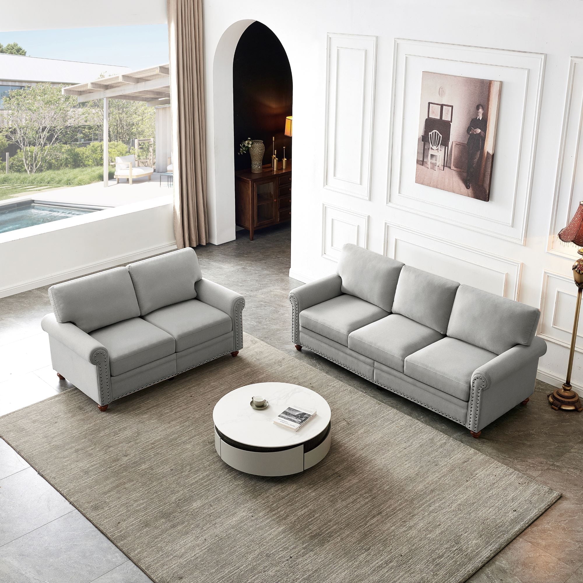 いいネット通販 - 全国送料無料でお届けします Zechuan-Living-Room-Furniture- アート・デザイン・音楽