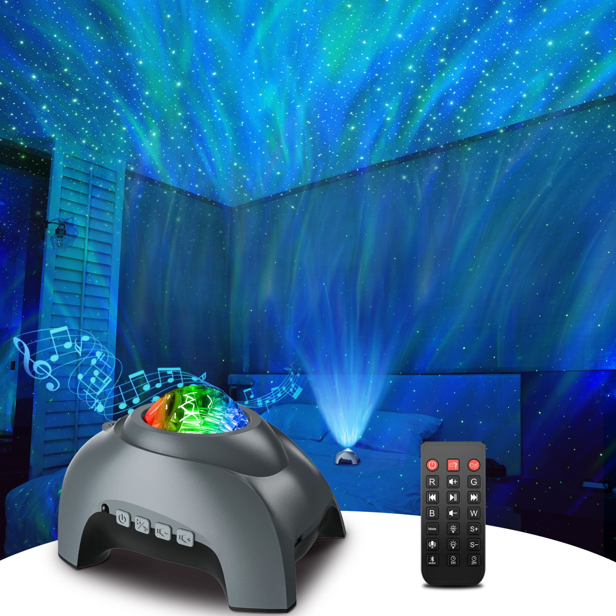 Gemdeck Dinosaur Eggs Galaxy Star Projector, Bluetooth Nebula LED Star  Light Projector for Bedroom Home Ceiling Decor Party 