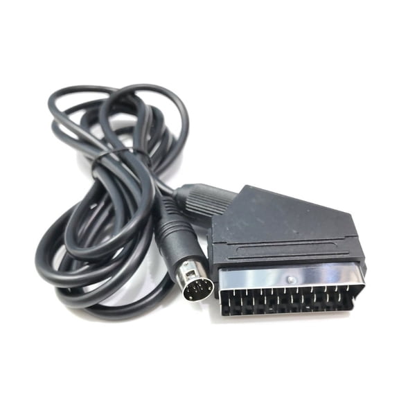 Zecic 1.8m RGB/RGBS Scart Cable For TV AV Lead Replacement Connection Game Cord Wire