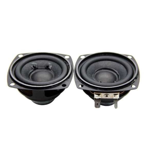 Zecic 1 Pair Audio Portable Speakers Full Range Speaker 4Ohm 10W DIY Stereo HiFi Horn Loudspeaker Home Theater Accessories