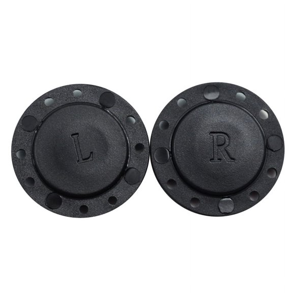 Zecic 1 Pair Invisible Hidden Sewing Button Round Nylon Magnet Button Sewing Fasteners
