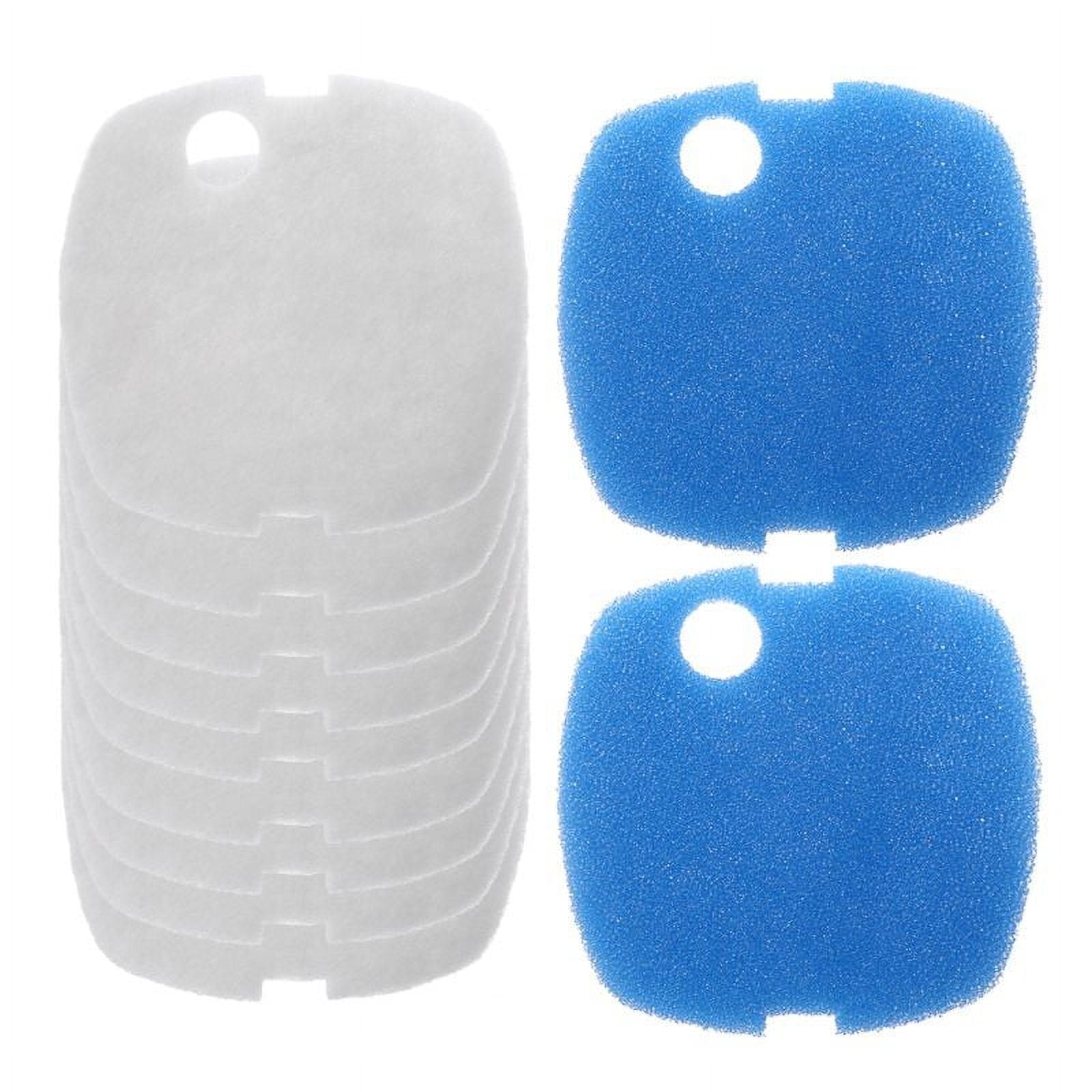 Zecic 10 Pack Fish for Tank Canister Filter Media Sponge Replacement Foam Pad for Aquarium Mechanical and Biological Filtratio