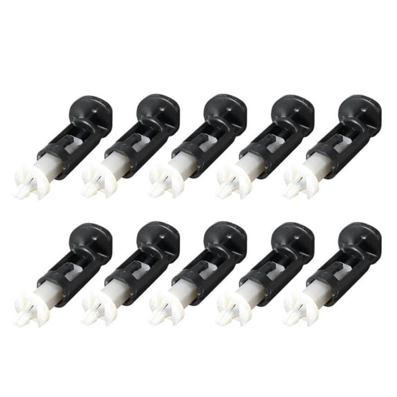 Zecic 10P For CPU Heatsink Mount Pin Plastic Push Screw Cooler Cooling Fan Fastener Mounting Clip for Intel Socket Kit