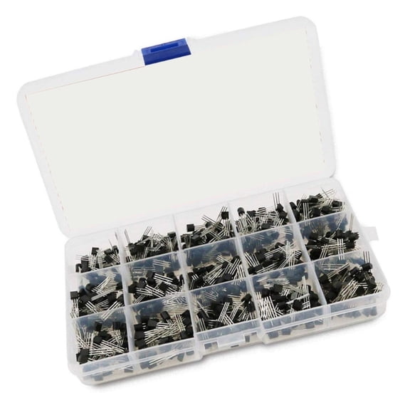 Zecic 15 Model 2N222-S9018 NPN Transistors 675pcs Bulk Pack For Power Applications
