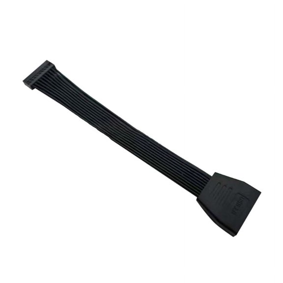 Zecic 15CM USB 3.0 20Pin 19Pin Male to Female Adapter Computer Cable for Motherboard