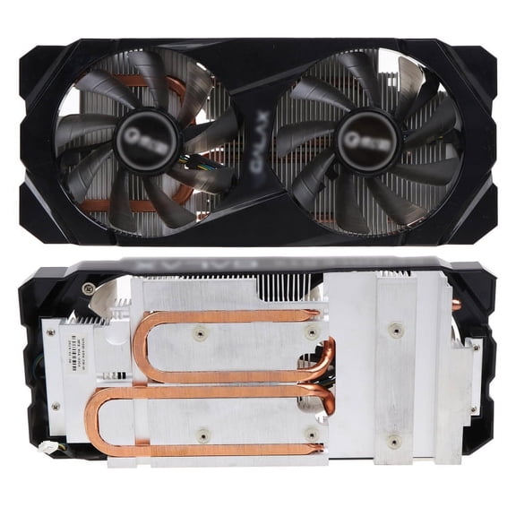 Zecic 2PCS Graphics Card Cooling VGA Cooler Fan 4Pin 12V for GeForce RTX 1660 1660Ti