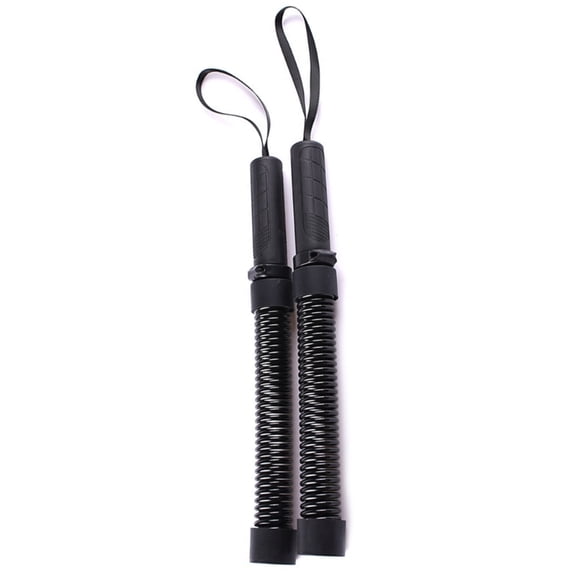 Zecic 2Pcs Battle Rope Spring Rod Professional Workout Rope Rod Gym Equipment for Strength & Conditioning Gym Workouts