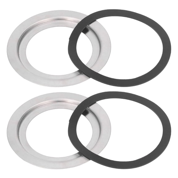 Zecic 2Pcs Steel Sink Adapter Disposer Install for Garbage Disposal System Upgrades