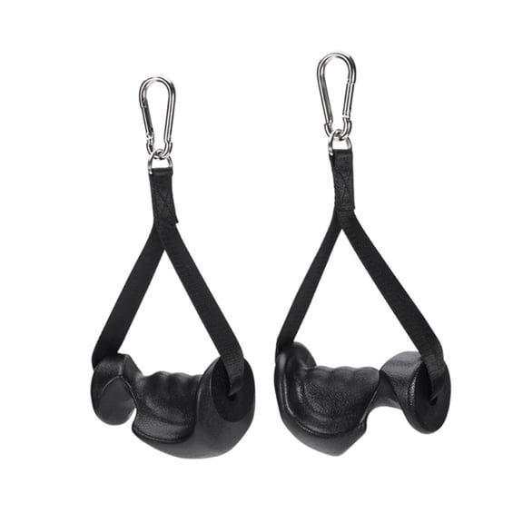 Zecic 2lots Big Shape Exercise Handles Multifunction Exercise Suspension Grip Resistance Band Handle For Homes Gym Equipment
