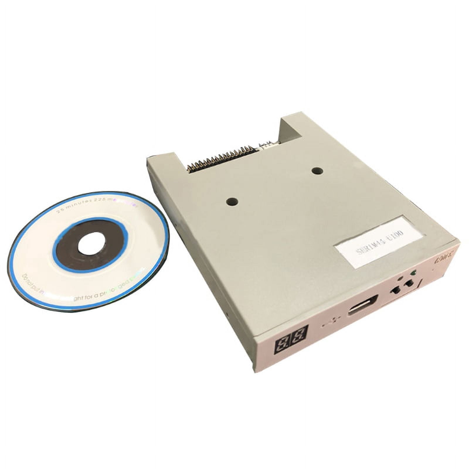 Zecic 3.5In Floppy Drive SFR1M44-U100 1.44MB USB SSD Floppy Drive Emulator 32-Bit CPU