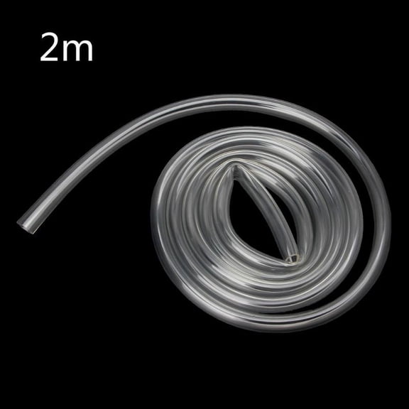 Zecic 3/8" x 1/2" (9.5X12.7mm) Transparent Water Cooling Soft PVC Tube Tubing Hose