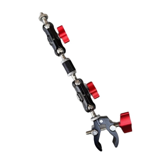 Zecic 360Degree Rotating Ball Head Camera Metal Clamp Mount 1/4 Thread Screw For DSLR Camcorder Light Stand Accessories