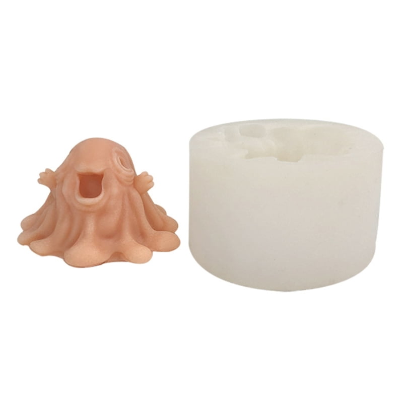 Zecic 3D Ghostes Silicone Mould Candle Molds Casting Molds Resins Molds Baking Molds Decorations