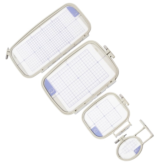 Zecic 4 Pcs Embroidery Hoop Embroidery Machine Hoop Embroidery Frame for PC8200 PE700