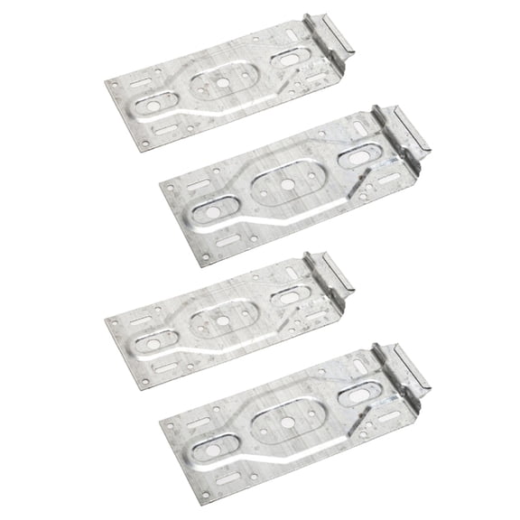 Zecic 4Pcs Air Conditioner Wall Mounting Bracket Internal Thickened Hanging Board Plate Air Conditioner Support Bracket Part