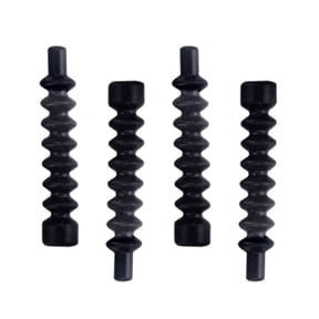 Zecic 4pack Durability Rubber Gaiters Cable Guide Bend Tube Pipe Sleeves Protectors for Disc Brake