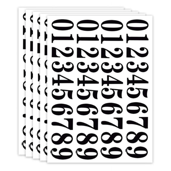 Zecic 5 Sheets Adhesive Label Stickers Document Book Classification Label Stickers Help Classify Supplies Office Home Product