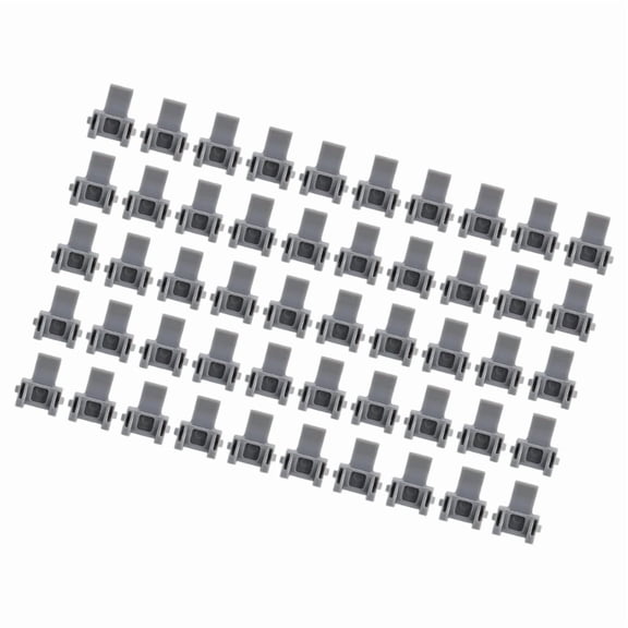 Zecic 50Pcs Cabinet Hinge Angles Restrictor Plastic Cabinet Hinge Restrictor 86 Degree Angles Restriction Hinges Clip
