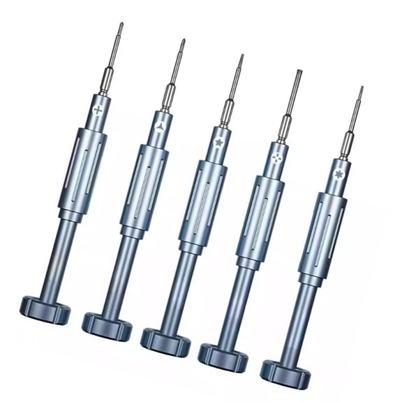 Zecic 5Pcs Mini Screwdriver Set with Magnetic Bits for Phone and Gadget Repair Tools