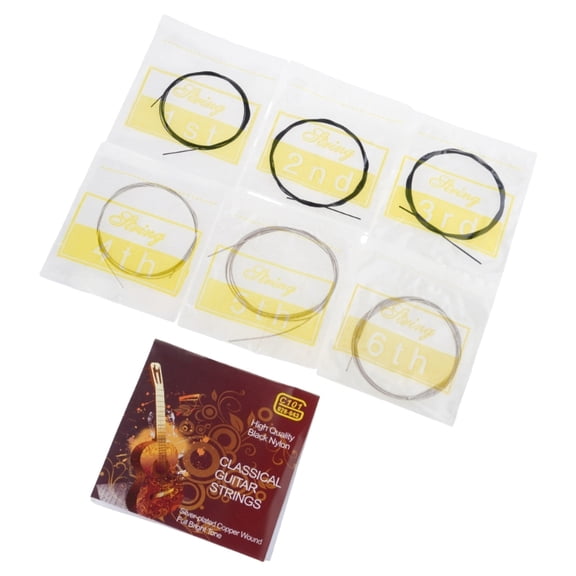 Zecic 6Pcs/Set Super Light Guitar Strings for Acoustic Guitar Music Instruments Parts