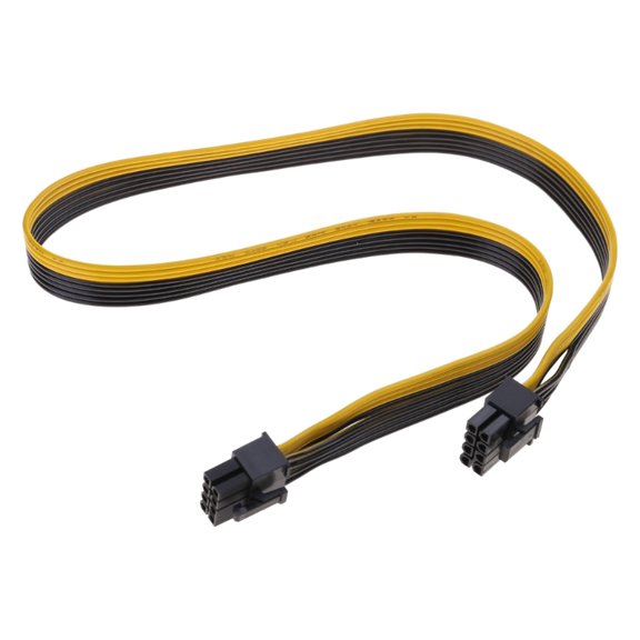 Zecic 8 Pin to 8 Pin (6+2) Graphics Card Power Supply Cable Splitter Power Cable Connector Extender for Graphics Card