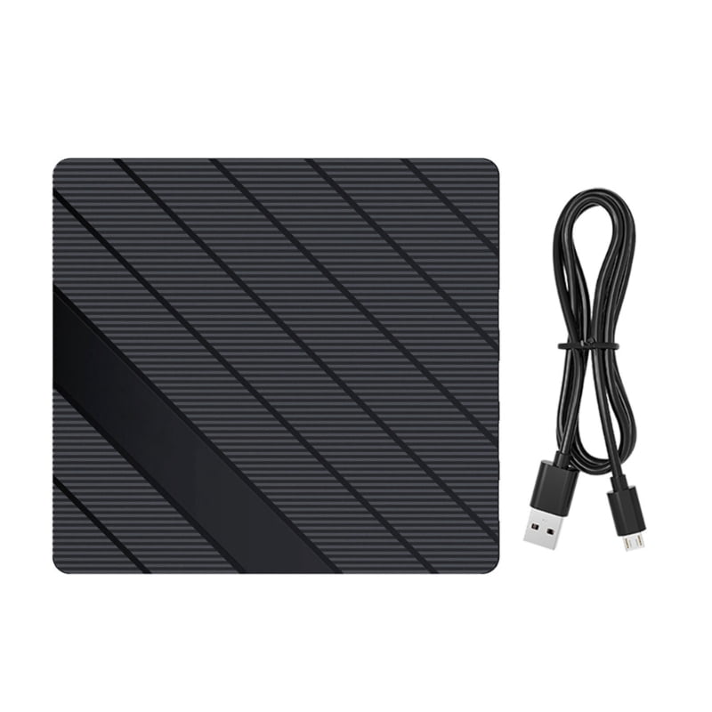 Zecic 8 in 1 Portable External CDDVD Drive USB3.0 with USB Port and Type C for Laptop PC