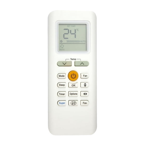 Zecic Air Conditioner ACs Remote Control English Version Remote Control Large Screen