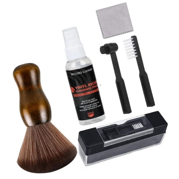 Zecic Album Cleaner Record Cleaning Set Phonograph Cleaning Brush Dust Remover for Phonograph Record Turntables Cleaning