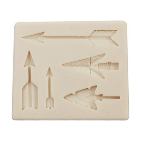 Zecic Arrow-feather Silicone Cake Mould Party Fondant Cake Decorating Tools Chocolate