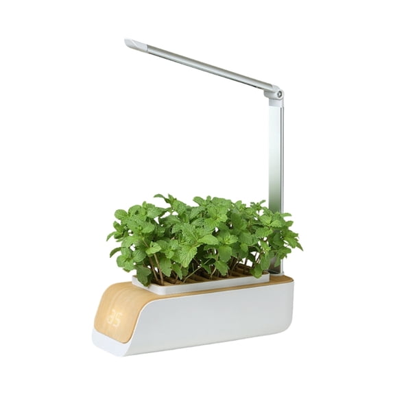 Zecic Automatic 16H Light Cycle Aluminum Hydroponic Planter With Intelligent Light Modes Suitable For Vegetables Flowers Herbs