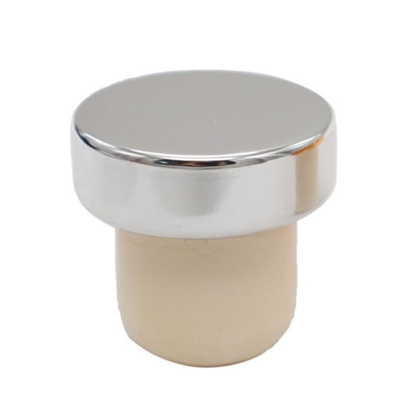 Zecic Bottle Stoppers Sealing Stopper Plug Cap Caps Cork Beer Decorative Rubber T Corks Shaped Metal Champagne Reusable
