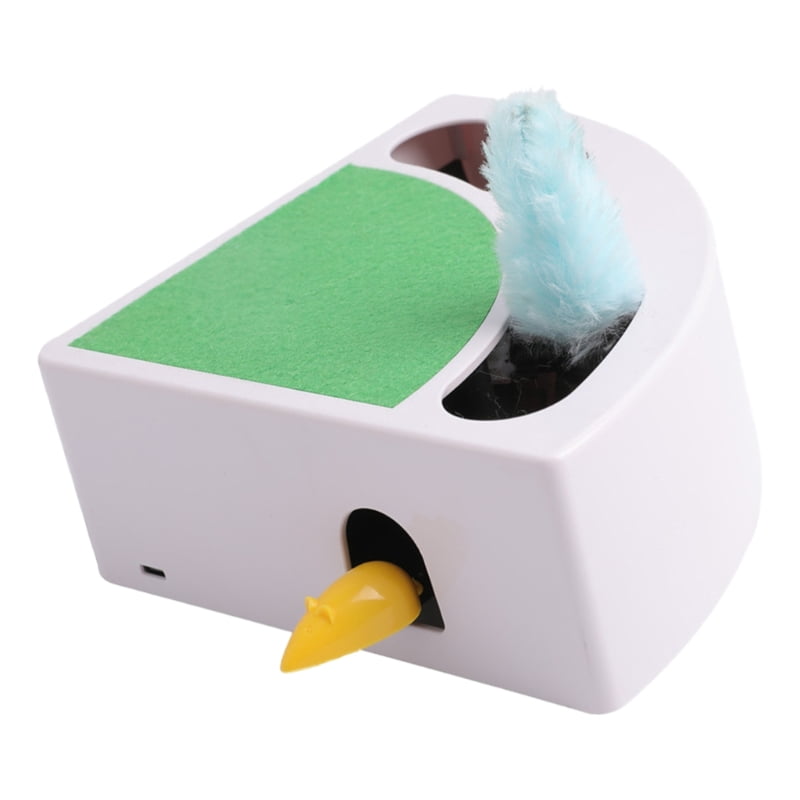 Zecic Cats Feathered Toy Cats Interactive Toy Teasing Rechargeable Fun Exercise Toy for Indoor Felines Play Exercise Toy