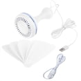 thumbnail image 1 of Zecic Ceiling Fan USB Tent Fans for Camping Outdoor Hanging Gazebo Tents Ceiling Canopy Fan for DC 5V Compatible Battery Power, 1 of 20