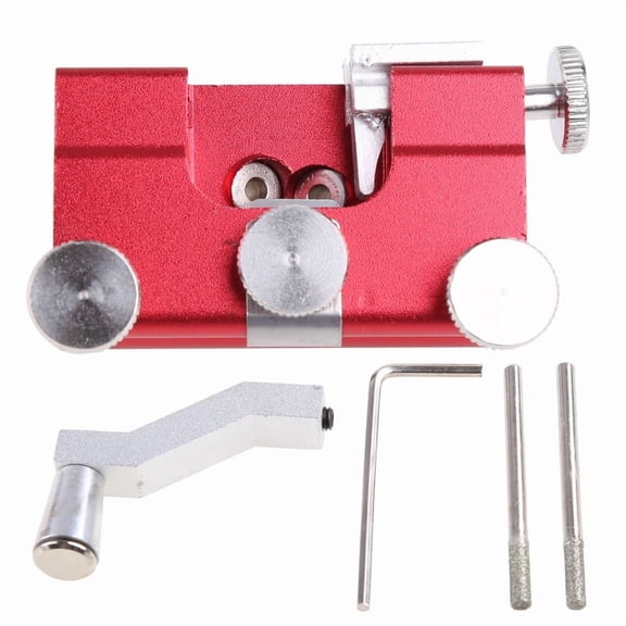 Zecic Chain Sharpener Portable Sharpener File Table Chain Sharpening Tool Set