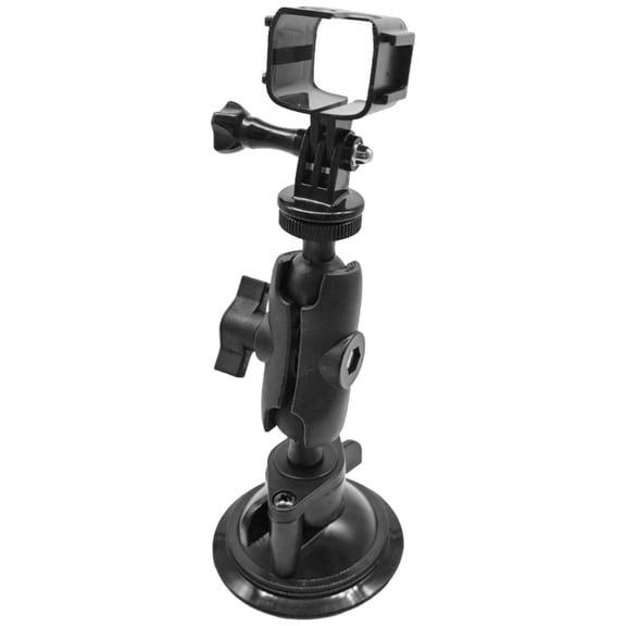 Zecic Compact Car Dashboard Mount For Cameras 360 Adjustable Head Rapid Locking Mechanism