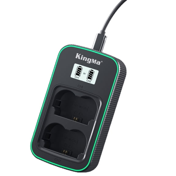Zecic Compact and Efficient LI90B Battery Charger for XT5XT4 XH2S XH2 X-H2S GFX Camera Flexible Charging Hubs Compact Design