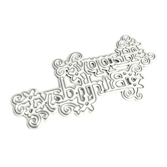 Zecic Decorative Embossing Die Cuts for Birthday Card Making DIY Scrapbooking Albums