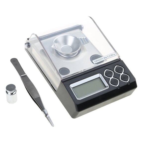 Zecic Digital Pocket Kitchen Scale 30g/ 0.001g Medicine Jewelry Herb Food LCD Display