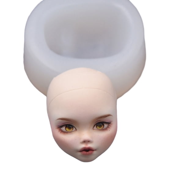 Zecic Dolls Face Clay Molds for Elf Toy Epoxy Resinn Casting DIY Handmade Craft