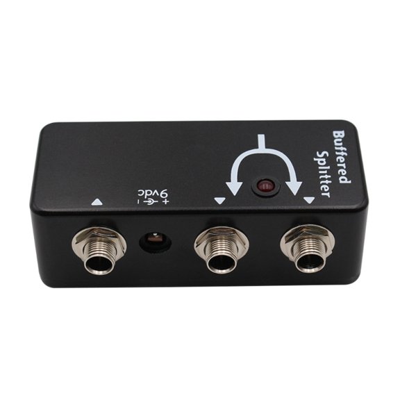 Zecic Double Channel Buffer Splitter Pedal Optimizes Guitar Signal Strength Metal