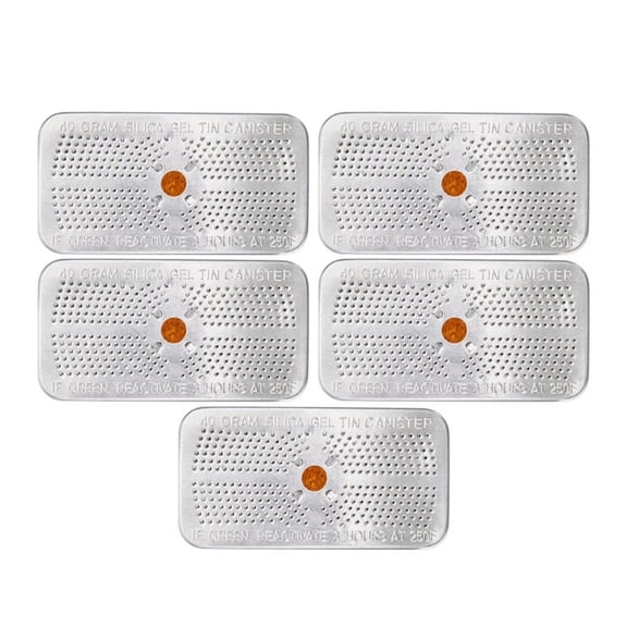 Zecic Effective Moisture Absorbers 5Pcs Color Changing Desiccant Packets for Dampness Prevention