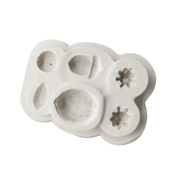 Zecic Effective Spices Themed Silicone Molds Detailed Spices and Nut Molds For Enhancing Cake And Dessert Presentations