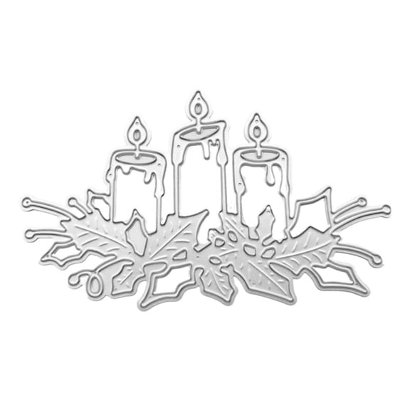 Zecic Embossing Die Cuts Metal Stencils for Birthday Card Making Room Wall Decoration